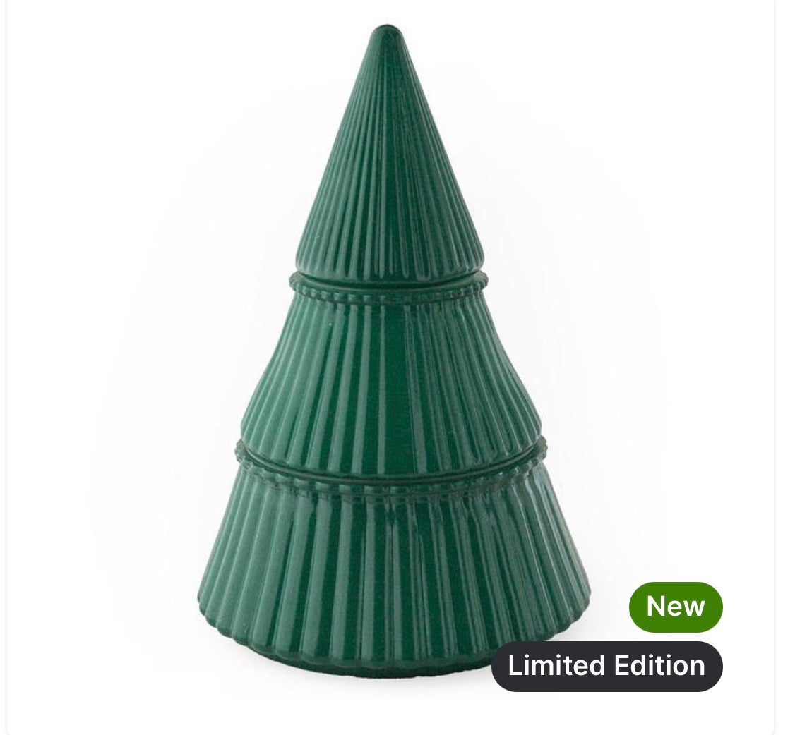 NEW & LIMITED - Evergreen Glass Tree (3 pieces)